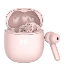 Auricolari HiFuture FlyBuds Pro Rosa - Qualità Audio Professionale, Cancellazione Attiva del Rumore